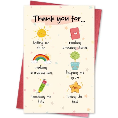 hvdler Sweet Thank You Card for Teacher