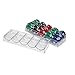 DECHOUS Lightweight Poker Chip Organizer Poker Rack Containers Chip Box Storage Plate