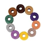 SAFIGLE 20pcs Drum Cymbal Felt Pads Protective Cushions Wear-resistant Mat for Drum Kit Percussion Instrument Hardware Guard Parts Random Color