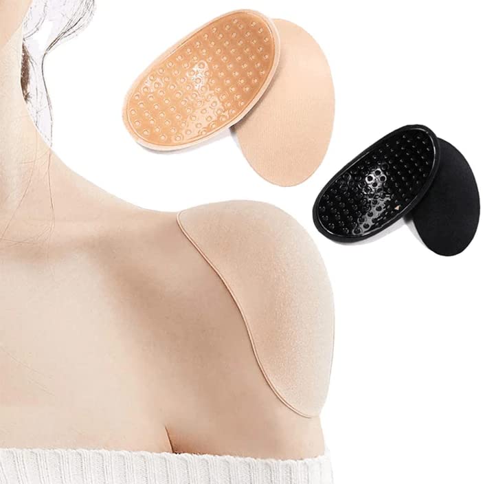 RexezGuardz Shoulder Pads for Women Clothing, Soft Silicone Anti-slip Shoulder Push-up Pads Reusable Invisible Adhesive Shoulder Enhancer Pads,Naturally Soft Non-Slip Shoulder Pads for Unisex-image-20