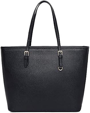 kiss me Handbag Tote Bag for Women, Laptop Bags Soft PU Leather Ladies Handbag Shoulder Bag Top Handle Bag for School Work Travel