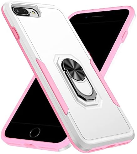 MilanNice Phone Case for iPhone X/iPhone XS/iPhone 10,Shockproof Cover with Ring Holder Upgrade Durable Soft TPU Protective 360 Degrees Rotation Ring Grip,Black