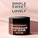 Brooklyn Botany Lip Scrub Exfoliator 1 oz – Lip Moisturizer for Dry Lips and Chapped Lips – Gentle Lip Exfoliator for Smooth and Brighter Lips – Peppermint Flavor