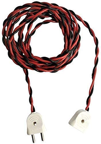 Secure FIRE Flexible Twisted Wire 2 Pin Male-Female Socket Plug | Copper Wire with 2 Pin Plug | Flat Wire, Extension Cord for Multipurpose Use, Festive Decorations, Diwali, Christmas, etc (2 Meter)-image-48
