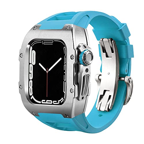 Boîtier Apple Watch 8 45mm en carbone et diamants pour vos soirées