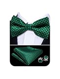 Pajarita floral y cachemira para hombre: 12 x 6 cm; pañuelo: 23 x 23 cm; diámetro del gemelo: 1,4 cm
