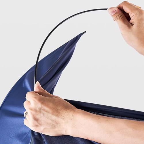 Paraguas de fibra de vidrio resistente contra el viento para lluvia 5