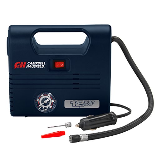 Portable 12 Volt Inflator, Ball & Tire Compressor, Led Light, 100 Psi W/ Nozzles (Campbell Hausfeld Af010600) , Blue #TOP1