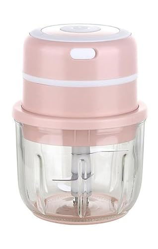 Tasydi だいこんおろし器 大根おろし器 電動 小型 300ML 一台多役 みじんぎりチョッパー 氷 も 砕け 泡立て器 大根おろし みじん切りチョッパー 操作簡単 (300ML,C)