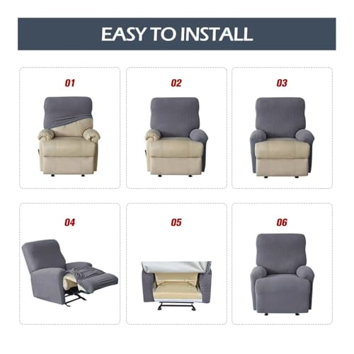 Funda de sofa elastica Jacquard que no se mueve para sillon de sala 7