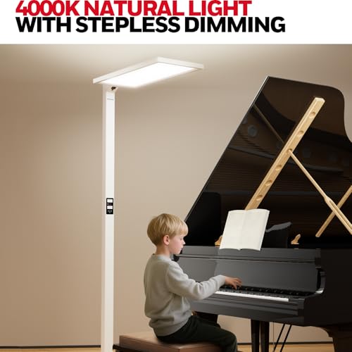 Image of Honeywell 06E Ultra Sunturalux Dual-Light LED Floor Lamp Modern 16500LM