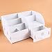 Produktbild Generic Weiß, Großbritannien: Home Desktop Aufbewahrungsbox Aufbewahrungsbox aus Holz für Kosmetik Schmuck Holz Office Supplies Aufbewahrung Schreibtisch Organizer