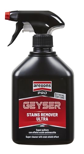 Arexons Car Care Pro GEYSER - Detergente e Smacchia Tessuti Super Potente, Deterge e Neutralizza i Cattivi Odori, 400ml