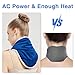 AOBOCO Weighted Neck Heating Pad for Neck - Electric Heated Neck Wrap for Neck Pain Relief, 20s Fast-Heating Soft Neck Warmer for Soreness Stiffness, 86℉ -158℉ & Auto Shut Off