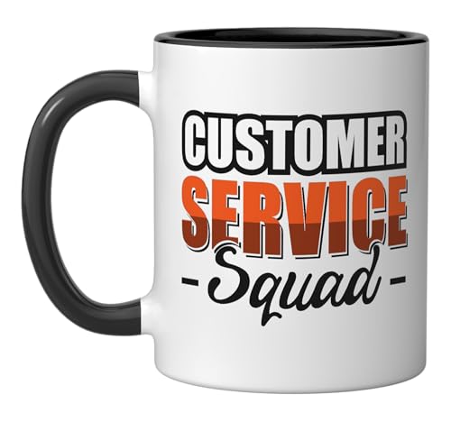 Funny Customer Service CSR Mug Black/White