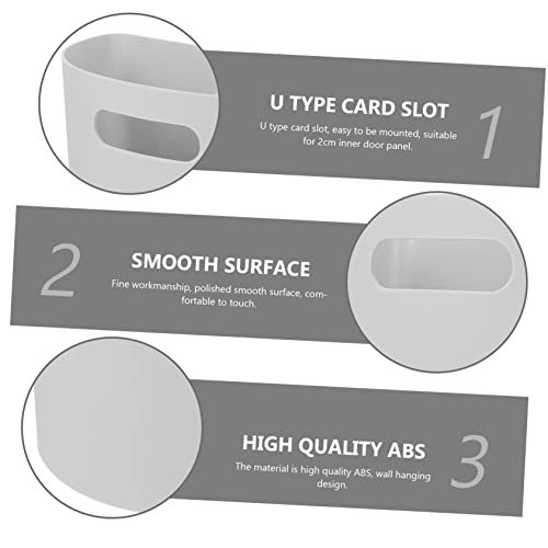 Caneca de basura rectangular gris para colgar en pared miniatura 4