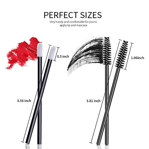 image for Teenitor Mascara Wands, Disposable Mascara Wand 200pcs, Lip Applicator