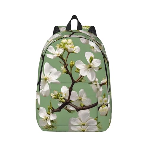 Sac à dos de voyage fleurs Dogwood pour adulte bagage cabine léger et stylé