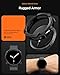 Spigen Rugged Armor Designed for Samsung Galaxy Watch 8 40mm Case Durable TPU Cover (2025) - Matte Black