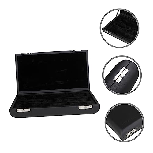 Sosoport Storage Box with Press Lock Buckle Capacity Shockproof Carrying Case Protection Holder for Musicians