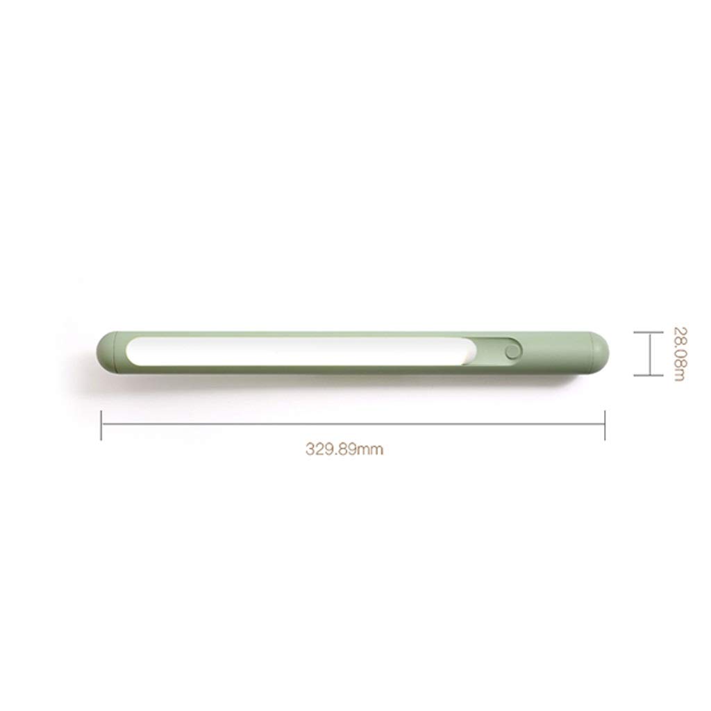 Lampada da Lettura con Clip Regolabile a Led, Luce Di Ricarica, Proteziper Gli Occhi, Lampada da Lettura/Vert