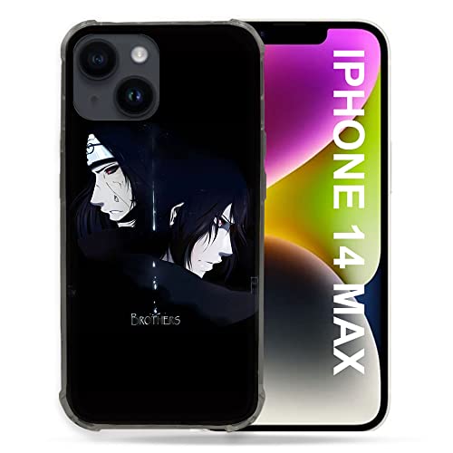 Coque iPhone 14 Plus Naruto protection portable motif Sasuke Manga
