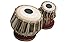 Steel Tabla Set, Basic Tabla Drums Set, Steel Bayan, Dayan with Hammer, Cushions and Cover - Perfect Tablas for Students and Beginners and Professionals, Indian Music Instrument Tabla Set