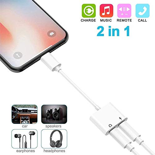 Type C to 3.5mm Headphone Adapter Jack 2 in 1 USB C Splitter Aux Audio Charger Adapter Compatible Samsung/Google (C&C) - Afbeelding 6