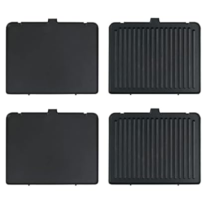 Kontaktgrill Abnehmbare Platten Antihaftbeschichtet - Sandwichmaker Aufklappbar - Tischgill Doppelte Grillfläche -Steak… – Bild 6