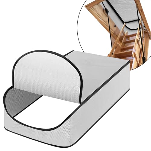 Attic Door Insulation Cover with Zipper (25 x 54 x 11)