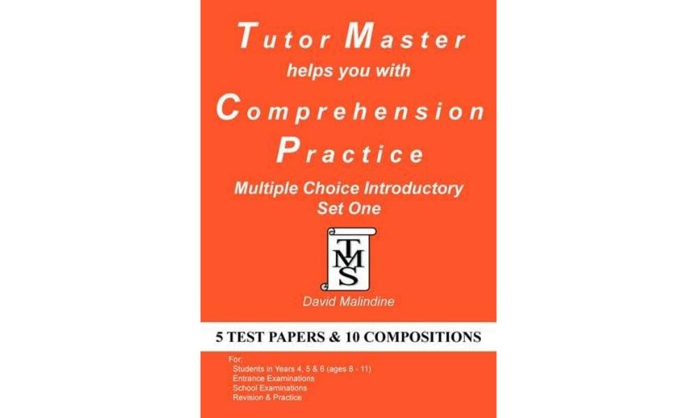 Tutor Master Helps You with Comprehension Practice - Multiple Choice Introductory Set One