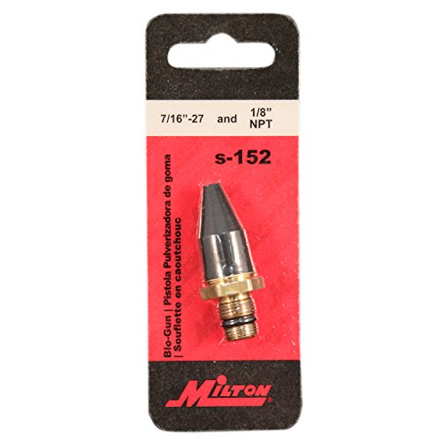 Image of Milton S-152 7 /16 inch - 27 Blow Gun Replacement Rubber Tip (Pack of 2)