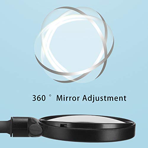 zalati Bike Mirror 1 Pair Adjustable Rear Acrylic View Mirrors with Metal Rod on Handlebar for Mountain Road Bike Bicycle Electric Motorcycle - Image 3