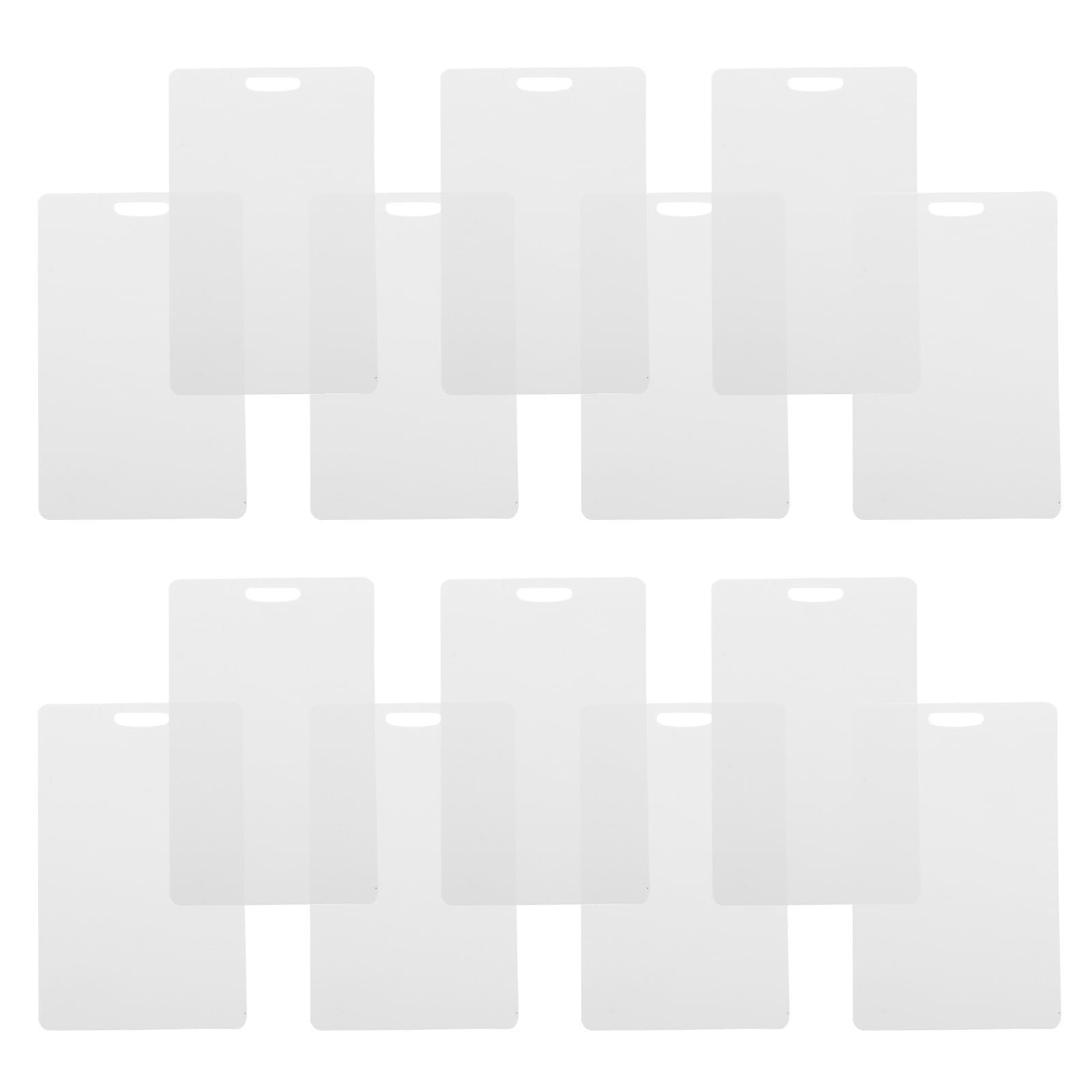 Etiquetas de plástico PVC premium de 86x54mm resistentes a rasgaduras para proyectos DIY