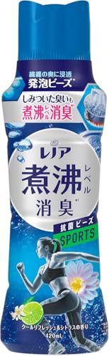 【レノア 超消臭 煮沸レベル消臭 抗菌ビーズ】 SPORTS クールリフレッシュ&シトラス 本体 420mL