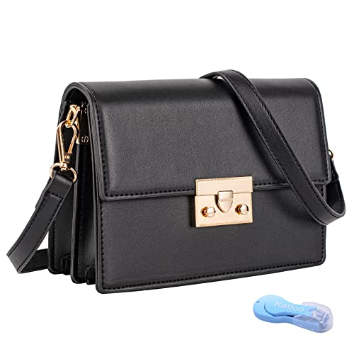 Damen börse, PU-Leder, börse mit Kette und Nagelknipser - Schwarz Cover