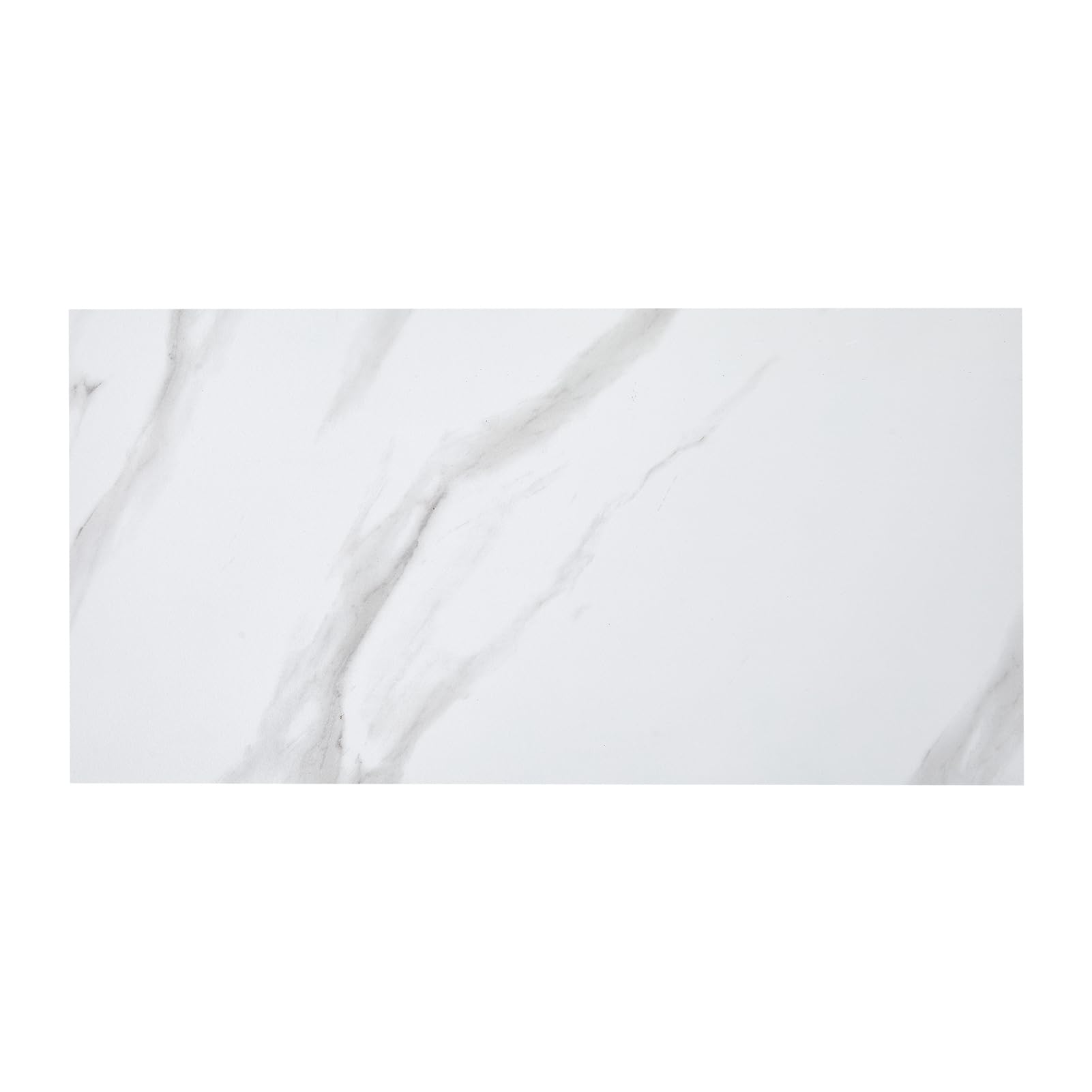 INMOZATA 5m²/28psc Floor Tiles Self Adhesive Vinyl Flooring Peel and Stick Floor Tiles Vinyl Floor Tiles 2.0mm 60X30cm Waterproof for Bedroom Office Floor Plank(Marble White 01)