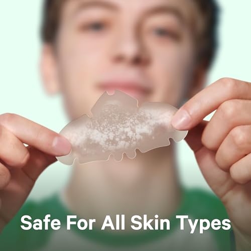 Image of Sosky Patches for Nose Overnight Acne Pore Strips Hydrocolloid Nose Patches Helps Control Oil, Targets Pimples & Blemishes, Clear Skin 10 Count