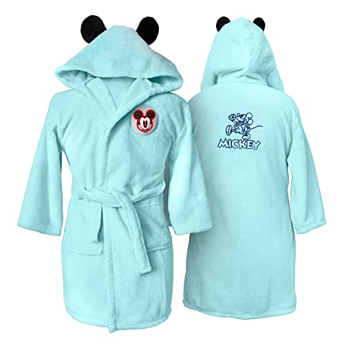 DISNEY HOME MICKEY Robe de Chambre Garçon 2-4 Ans | Oeko-tex | Peignoir Enfant Garçon en Polaire...
