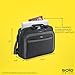 Solo New York Briefcase - Laptop Carrying Bag for Women & Men, Brief for Travel & Work, Front Zippered Pocket, Adjustable Shoulder Strap, Fits 17.3