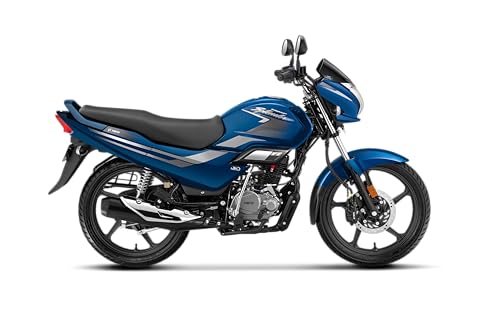 Image of Hero MotoCorp Super Splendor (Disc) Bike Metallic Nexus Blue Booking for Ex-Showroom Price