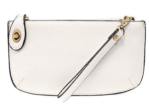 Image of Joy Susan Women's Fashion Purse Mini Crossbody Wristlet Clutch Handbag - White