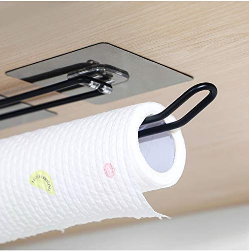 KARTCITY Self Adhesive Wall Mount Multi Functional Kitchen Rack for Towel Holder, Tissue Paper Rack, Wine Glass Holder for Kitchen Bathroom Toilet, Under Cabinet, Garage, Laundry, Pantry - 1pcs (B09HSF3VF8) Amazon Price History, Amazon Price Tracker