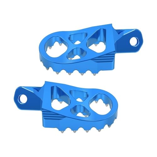 Repose-pieds Suzuki DRZ400S DRZ400SM bleus pour moto tout-terrain de 2000 à 2024