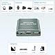 Ozvavzk HDMI Audio Extractor 4K 60Hz HDMI 2.0 Audio Extractor HDMi Optical Audio Splitter Adapter SPDIF Optisch 5.1CH 3.5mm Stereo L/R Audio Out Unterstützung 5.1 HDCP2.2 18 Gbit/s 4:4:4 HDR 3D