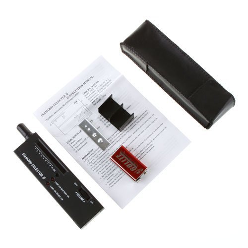 Saitec High Accuracy Professional Jeweler Diamond Tester For Novice And Expert Diamond Selector,Portable Diamond Gemstone Jewelry Tester Selector Tool Accurate And Reliable Reading Led Audio + Bag Platform #TOP2