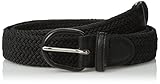Eurosport Black Braided Elastic Stretch Belt Size Medium