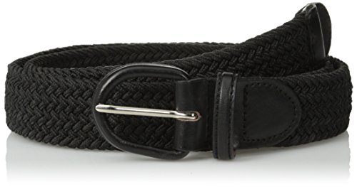 Eurosport Black Braided Elastic Stretch Belt Size Medium