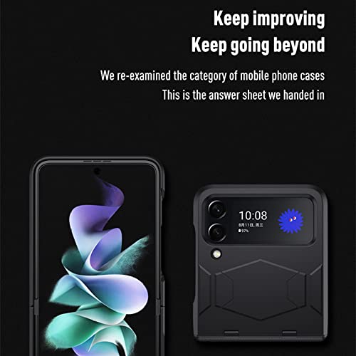 Étui antichute Samsung Galaxy Z Flip 3 violet protégeant la charnière - 3