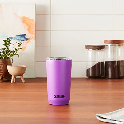 Image of CamelBak Horizon 16 oz Tumbler - Insulated Stainless Steel - Tri-Mode Lid- Magenta